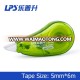 School Green Colored Correction Tape 6M Plastic Student Correction Supplies