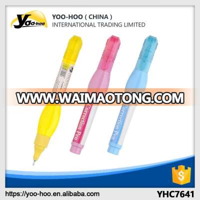 7ml Office school supplies promotional color correction fluid pen